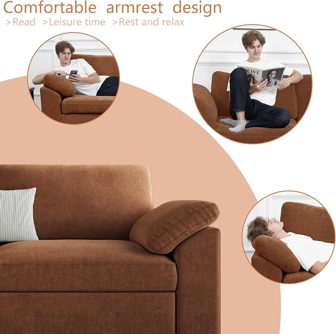EASE MOOSE Large Sectional Modular Sofa,Large L Shape Sectional Couch Wide Deep - Image 9