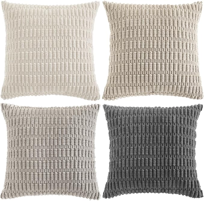 Fancy Homi 4 Packs Decorative Throw Pillow Covers - Image 9