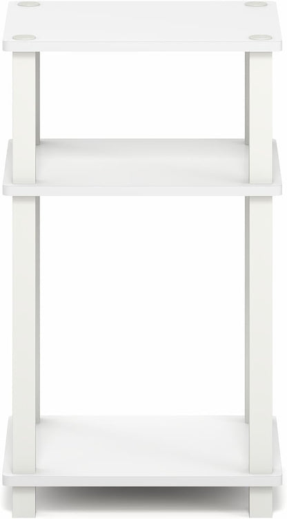 Furinno JUST Side Table, 3-Tier Open Shelf End Table, Toolless Assembly Night - Image 4