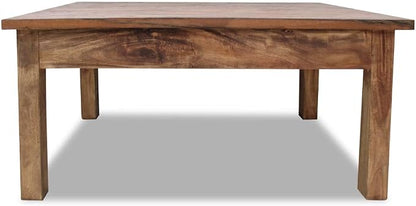 Wooden Coffee Table, Side Table Solid Reclaimed Wood 38.6"x28.7"x17.7" -AA - Image 2