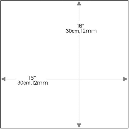 Dulles Glass 16 inch Square Glass Table Top - Image 3