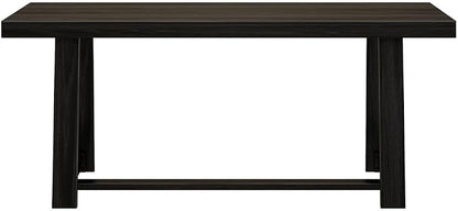 Plank+Beam 72 Inch Farmhouse Dining Table, Solid Wood Rustic Kitchen Table - Image 6