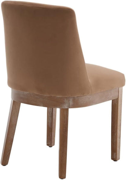 RIVOVA Modern Dining Chairs Set of 4, Comfortable Velvet Fabric Upholstered - Image 7