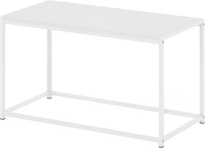 Furinno CAMNUS Coffee Table, Metal Frame Modern Center Table, Rectangular Side - Image 5
