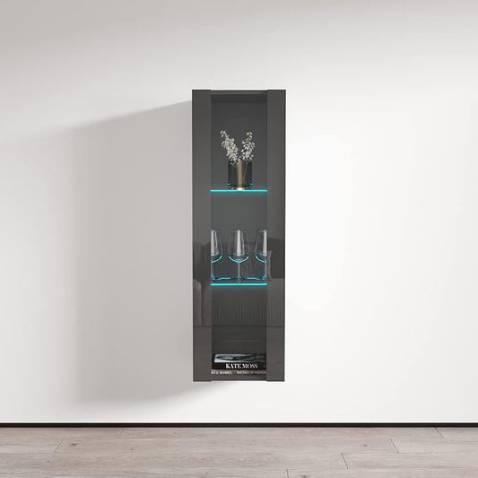 Meble Furniture Freestanding Bookcase Cabinet Type-21 — Customizable 16-Color by MebleFurniture