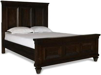 New Classic Furniture Sevilla 6-Piece Wood King Bedroom Set in Walnut - Image 2