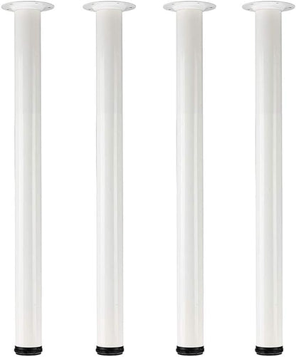 QLLY 27.5 inch / 70cm Adjustable Metal Desk Legs, Heavy Duty Furniture Table by QLLY