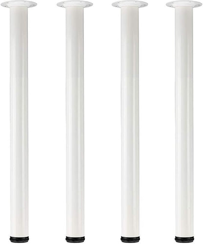 QLLY 28 inch Adjustable Metal Desk Legs, Heavy Duty Furniture Table Legs by QLLY