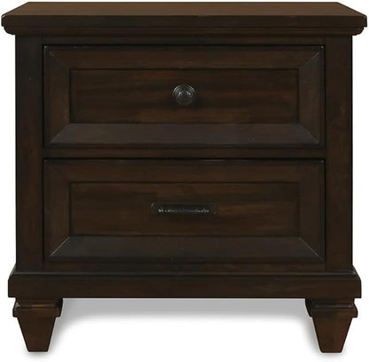 New Classic Furniture Sevilla 6-Piece Wood King Bedroom Set in Walnut - Image 6