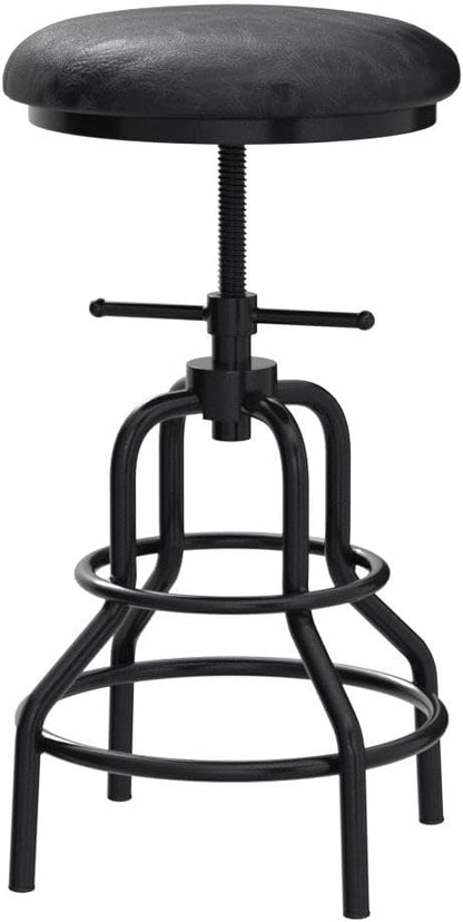 Industrial Vintage Counter Stool, Kitchen Counter Height Adjustable Swivel Chair - Image 5