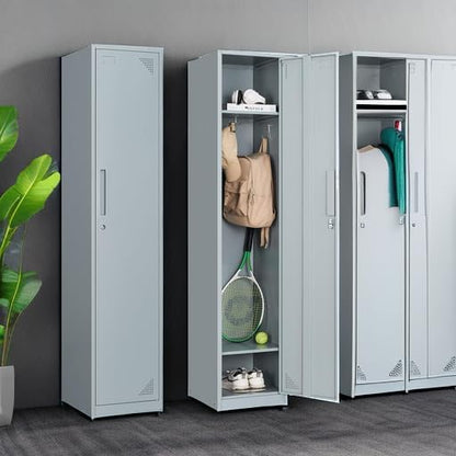 Metal Locker for Home, Dressing Room, Lockable Locker Cabinet - Image 6