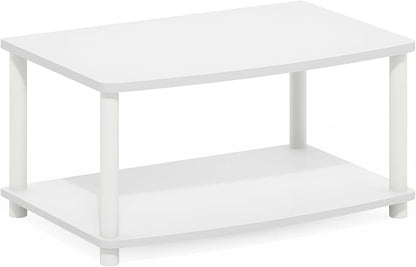 Furinno Turn-N-Tube TV Riser Stand, 2-Tier Small Elevated No Tools TV Stand - Image 9