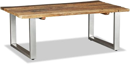 Coffee Table Solid Reclaimed Wood 39.4"x23.6"x15", Side Table, Center Table - Image 3