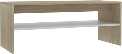 Scandinavian Coffee Table, 39.4" L x 15.7" W x 15.7" H, Small Living Room Table - Image 3