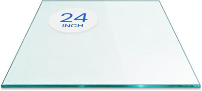 Dulles Glass 24 inch Square Glass Table Top by DullesGlass