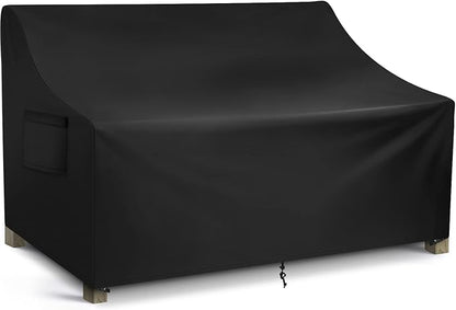 WLEAFJ Patio Sofa Cover Waterproof, Outdoor Loveseat Cover, Heavy Duty Deep by WLEAFJ