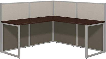 Bush Business Furniture Easy Office 60W L Shaped Cubicle Desk Workstation - Image 9