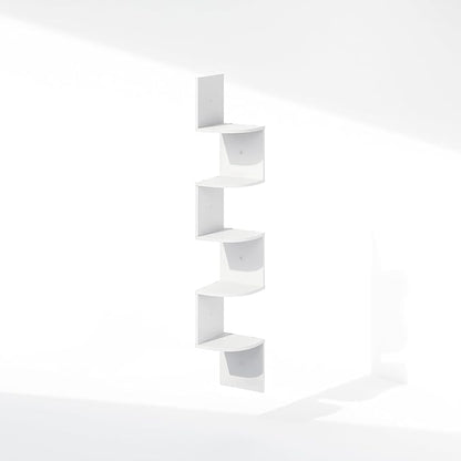 Furinno Rossi 5-Tier Floating Corner Shelf - Image 5