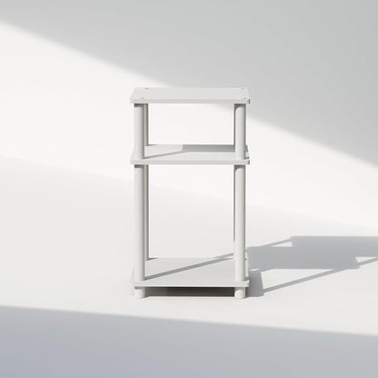 Furinno JUST Side Table, 3-Tier End Table, Open Shelves Night Stand, Bedside - Image 4