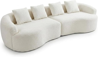 Compressed C-Shaped Sectional Sofa, 2-Box Easy Delivery, No Tools Assembly - Image 4