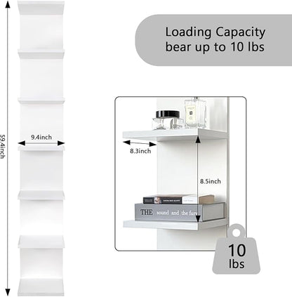 Homaterial 7 Tier Floating Shelf - Image 3