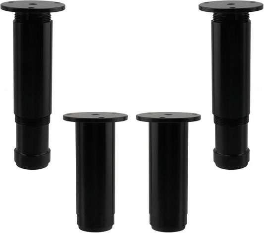 4 PCS Metal Adjustable Furniture Sofa Legs, Heavy Duty Bed Frame Center Support by UTALIND