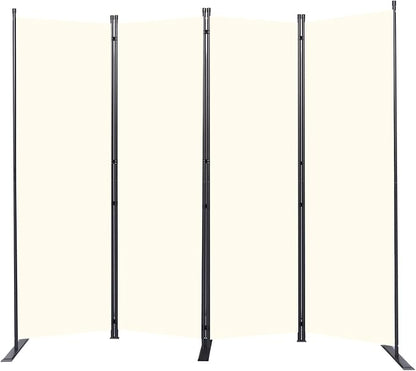 Room Divider 6FT Portable Room Dividers and Folding Privacy Screens, 4 Panel by HOMSCREENER