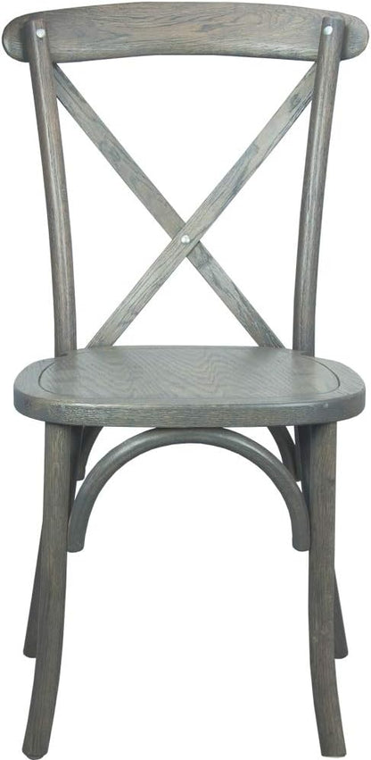 EMMA + OLIVER 2-Pack Wooden X-Back Dining Chair - Image 6
