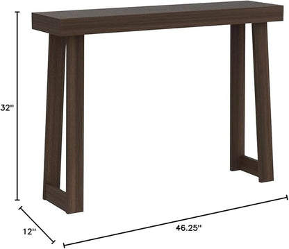 Plank+Beam Solid Wood Console Table, 46 Inch, Sofa Table, Narrow Entryway Table - Image 2