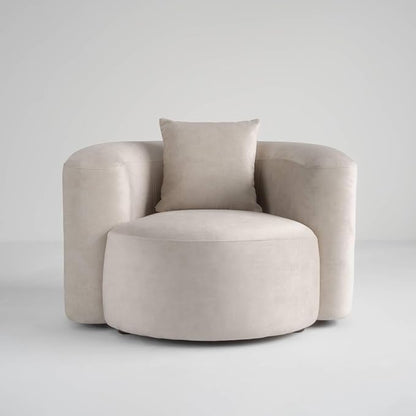 Acanva Luxury Modern Tight Curved Back Velvet Sofa, Minimalist Style Comfy Couch - Image 7
