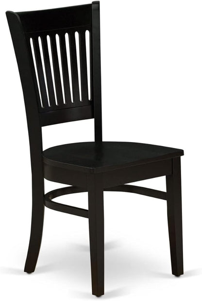 East West Furniture VAC-BLK-W Vancouver Dining Room Chairs by EastWestFurniture