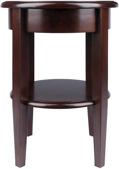 Furnifact Farmhouse End Table Solid Wood - Image 4