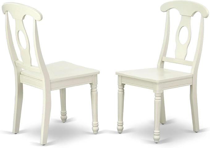 East West Furniture KEC-LWH-W Kenley Dinette Chairs by EastWestFurniture