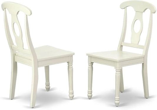 East West Furniture KEC-LWH-W Kenley Dinette Chairs by EastWestFurniture