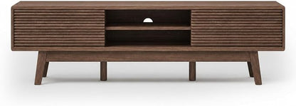 TOLEAD 59" TV Console, Mid Century Modern TV Stand - Image 7