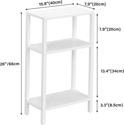 TUTOTAK Small Side Table, Narrow End Table, Skinny Sofa Table, Slim Nightstand - Image 3