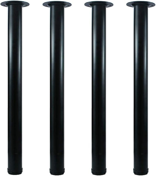 QLLY 26 inch Adjustable Metal Desk Legs, Heavy Duty Furniture Table Legs by QLLY