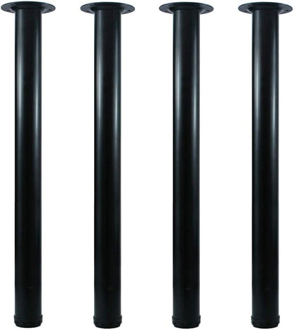 QLLY 24 inch Adjustable Metal Desk Legs, Heavy Duty Furniture Table Legs by QLLY