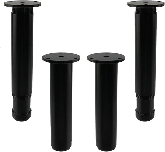 4 PCS Metal Adjustable Furniture Sofa Legs, Heavy Duty Bed Frame Center Slat by UTALIND