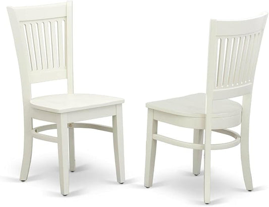 East West Furniture VAC-LWH-W Vancouver Dining Chairs by EastWestFurniture