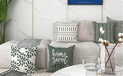 YCOLL Pillow Covers 20x20 Set of 4, Modern Sofa Throw Pillow Cover, Decorative - Image 7