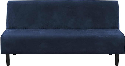 H.VERSAILTEX Real Velvet Futon Cover Armless Sofa Covers Sofa Bed Covers by HVERSAILTEX