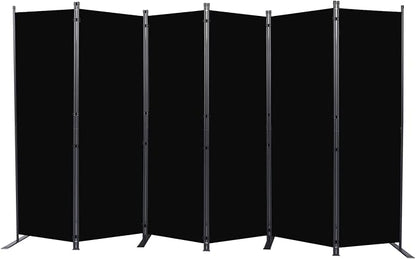Room Divider 6FT Portable Room Dividers and Folding Privacy Screens, 6 Panel by HOMSCREENER