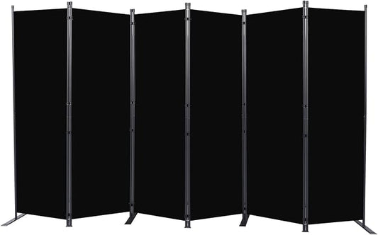 Room Divider 6FT Portable Room Dividers and Folding Privacy Screens, 6 Panel by HOMSCREENER