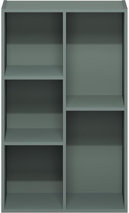 Furinno LUDER Book Shelf, 5-Cube Bookshelf, Reversible Bookcase, 9.4 x 19.5 x - Image 7