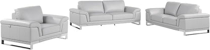Blackjack Furniture Weston Collection Genuine Italian Leather Living Room Chair - Image 2