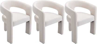 VESCASA Velvet Barrel Dining Chair by VESCASA