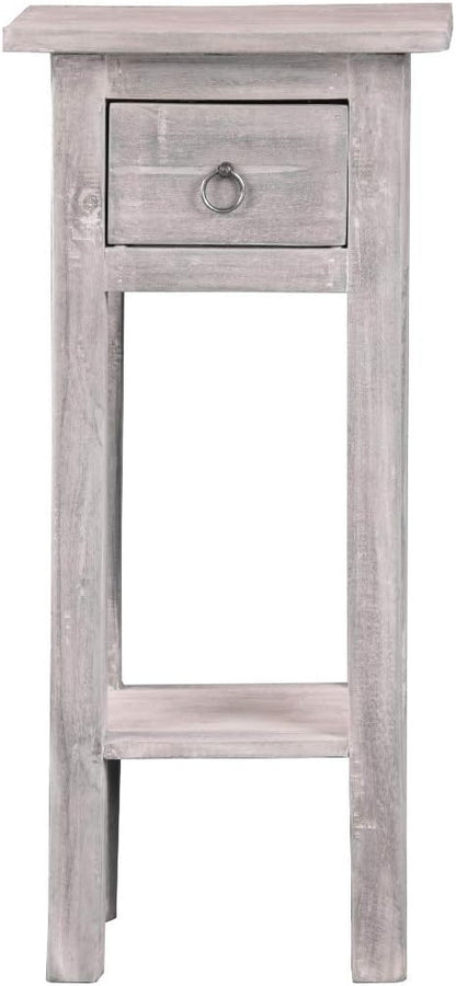 Sunset Trading Shabby Chic Cottage Accent Table, Stonewall Gray - Image 4