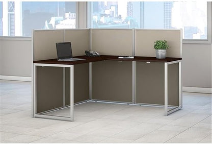 Bush Business Furniture Easy Office 60W L Shaped Cubicle Desk Workstation - Image 10
