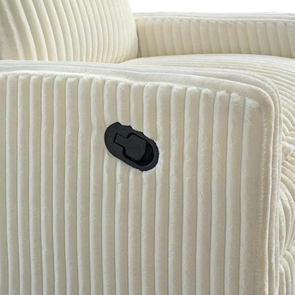 Oxford Baby Uptown Upholstered Glider Recliner Rocking Chair 360° Swivel - Image 8